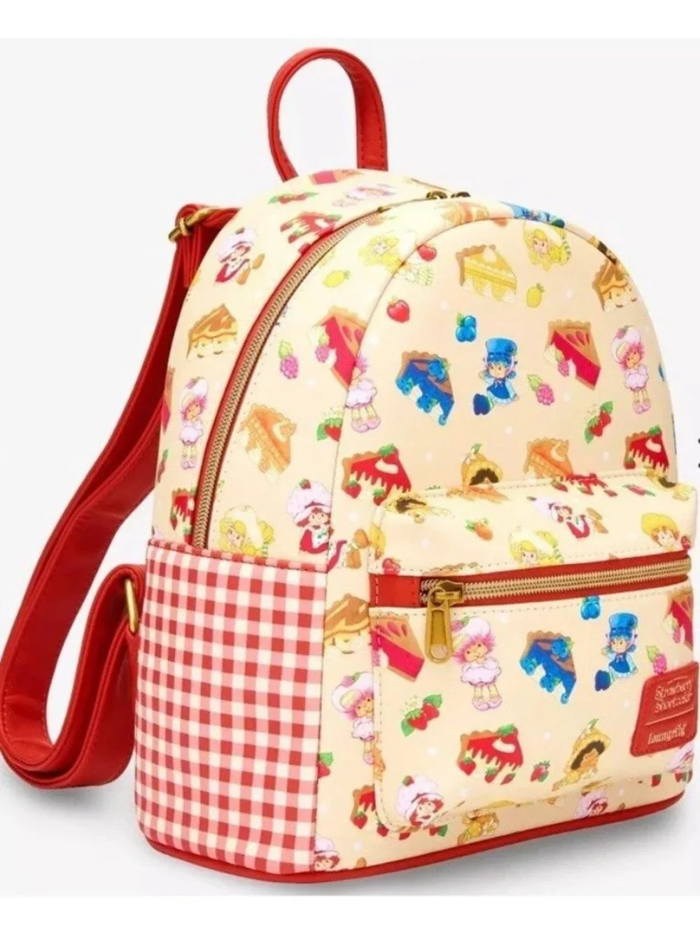 Loungefly Strawberry Shortcake Pie Toss Mini Backpack Blueberry Cherry Lemon NWT
